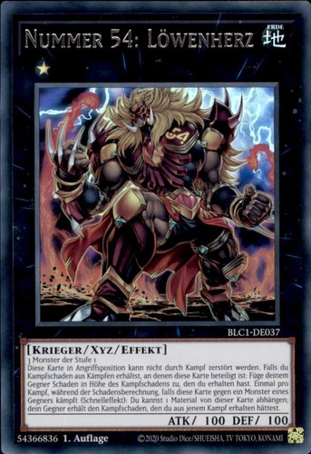 Yugioh blc1 de037 nummer 54 - yugioh,