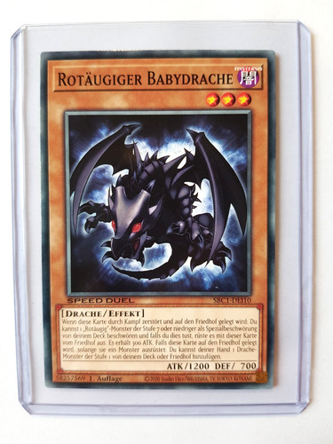 Rotäugiger babydrache - rotäugiger,