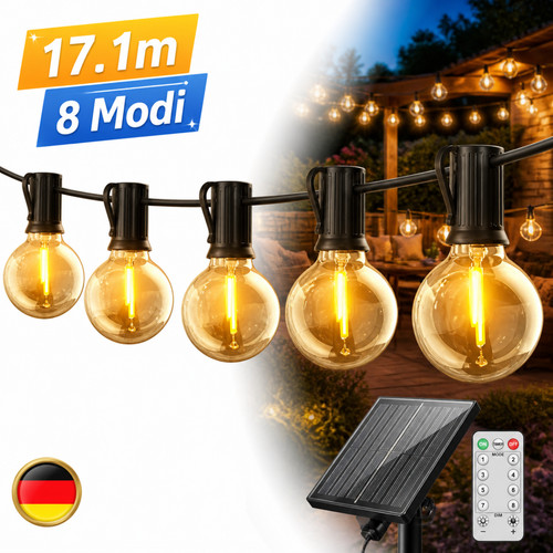 Led lichterkette außen solar - lichterkette,