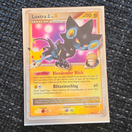 Pokémon tcg luxtra - luxtra, lv.x
