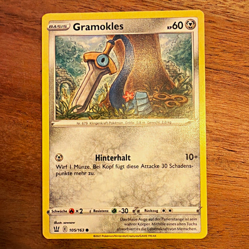 Pokémon tcg gramokles 105 - pokémon, 105/163