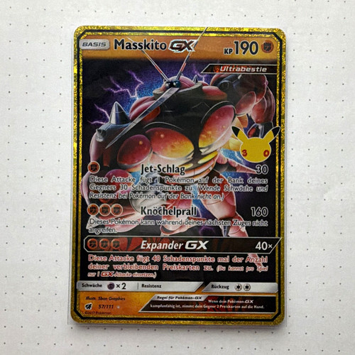 Pokémon tcg masskito holo - pokémon,