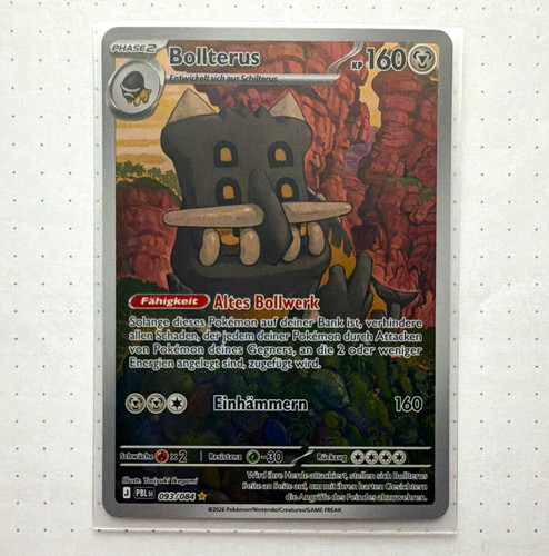 Pokémon tcg bollterus holo - pokémon,